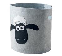 LIFENEY meets Shaun le mouton Panier de rangement pliable pour enfants - Boîte avec cordon de fermeture pour ranger les jouets - env. 43,5 x 46 cm