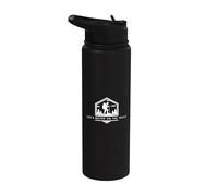 Life's Better On The Trails - Amateur de randonnée minimaliste Stainless Steel Insulated Water Bottle
