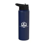 Life's Better On The Trails - Amateur de randonnée minimaliste Stainless Steel Insulated Water Bottle