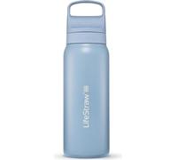 LifeStraw bouteille filtre à eau Go 2.0 acier inoxydable Bleu islandais isolé 1 litre - Bleu