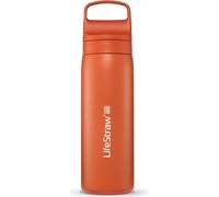 LifeStraw bouteille filtre à eau Go 2.0 Kyoto acier inoxydable isolée 500 ml - Orange