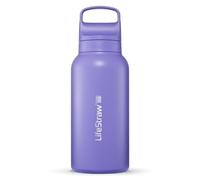 LifeStraw bouteille filtre à eau Go 2.0 acier inoxydable chardon violet isolée 1 litre - violet