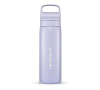 LifeStraw – Gourde filtrante inox Go 500 ml – Élimine bactéries & microplastiques – Provence Purple
