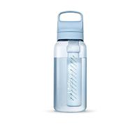 LifeStraw Go Series - Gourde filtrante sans BPA 1l pour les voyages et l’usage quotidien. Élimine les bactéries, les parasites et les microplastiques. Améliore le Goût, Icelandic Blue (bleu)