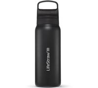 LIFESTRAW Go Series Stainless Steel Filter Bottle 650ml - Mixte - Noir - taille Unique- modèle 2026