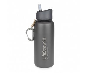 LifeStraw Go Steinless Steel (gris) - Bouteille à vide avec filtre - 0,7L