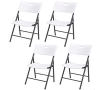 Lifetime 92114 - Pack de 4 chaises Pliantes en Plastique Ultra résistantes, chaises pour événements, Restauration, Bureau, extérieur et intérieur, chaises Pliantes Lifetime légères et polyvalentes