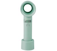 Lifetime Air Mini Ventilateur Sans Feuilles 3 Niveaux - Ventilateur USB Rechargeable - Ventilateur de Table Petit et Portable - Ventilateur Silencieux pour Bureau et Maison - Petit Ventilateur Compact