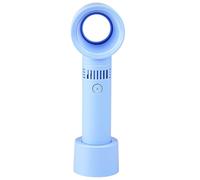 Lifetime Air Mini Ventilateur Sans Feuilles 3 Niveaux - Ventilateur USB Rechargeable - Ventilateur de Table Petit et Portable - Ventilateur Silencieux pour Bureau et Maison - Petit Ventilateur Compact