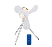 Ventilateur de table nomade rechargeable usb - 4 vitesses avec commandes - Réf. 871125233304