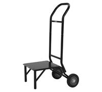 LIFETIME Chariot de Chaise empilable Noir 74,3 x 49 x 121,1 cm 80527