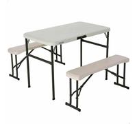Lifetime table de jardin pliante - Crème