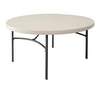 Lifetime Table Pliante 80121 152 cm Rond Commercial - Amande