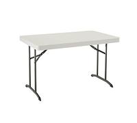 LIFETIME Table Pliante Beige 122,5 x 76,5 x 73,6 cm 80568
