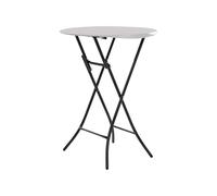 Lifetime Table Ronde Haute Pliante Cocktail/Bistro/Mange-Debout