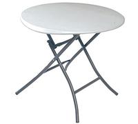 Lifetime Ultra-resistant Folding Uv100 84x74 Cm Table Blanc,Noir