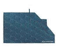Lifeventure Serviette de voyage en fibre souple recy compacte, légère à séchage rapide, pour le sport et la plage, design anti-sable, géant (bleu marine), 150 x 90 cm