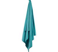 Lifeventure Serviette de Voyage en Fibre Souple recy Compacte, légère et à séchage Rapide, pour Le Sport et la Plage, Design Anti-Sable, Taille XL, Bleu Sarcelle