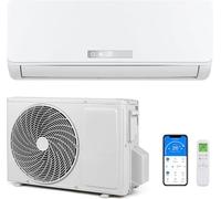 LIFEZEAL Climatiseur Split 18000 BTU Réversible, Climatiseur Inverter Silencieuse avec Pompe à Chaleur, R32 Climatisation avec Auto-Nettoyante, Télécommande pour Salon, Chambre (18000BTU)