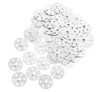 LIFKICH 100pièces Rondelles Galvanisées Fer pour Plaques de Plâtre Six Résistantes Corrosion Fixations Plates pour Panneaux Muraux et Plafonds Adaptées aux Environnements Humides