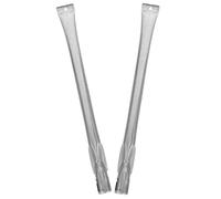LIFKICH 2 Pièces Tube Brûleur pour Barbecue en Acier Inoxydable Argenté 15, 87