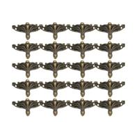 LIFKICH 20 Pieds de Support de Canapé en Alliage de Zinc Rétro, Forme Petite Jambe, 36x19mm, Lot de 20 Pièces pour Meubles et Boîtes Décoratives