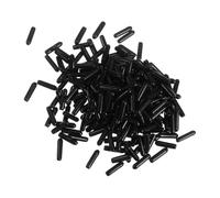 LIFKICH 250 Capuchons en Caoutchouc Noir pour Tubes Ronds 3 Mm Embouts Flexibles Isolés Protecteurs de Filetage pour Sols en Bois Cuisine