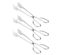 LIFKICH 3 Pièces Pince à Viande pour Barbecue en Acier Inoxydable 36cm Poignée Longue pour Sécurité, Clip Alimentaire Robuste Cuisine et Grillades