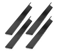 LIFKICH 4pcs Touches de Piano Noires en Plastique pour Réparation Professionnelle et Usage Personnel, Structure Élégante et Installation Facile, Accessoires pour Piano