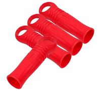 LIFKICH 4pièces Poignée de Rechange pour Manche de Balai Lot de Embouts Antidérapants Robustes Accessoires de Remplacement pour Serpillière et Balai Confort et Durabilité pour Ménage