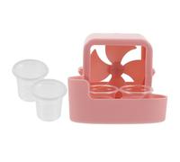 LIFKICH Accessoire de Ventilateur de Refroidissement D’air, Crochet en S | Refroidissement par Évaporation, Plastique Rose, pour Ventilateurs Carrés Maille, Petites Chambres