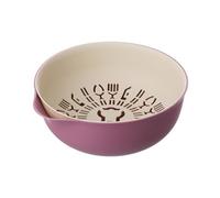 LIFKICH Bassine et panier d'égouttage en plastique pour évier, boîte de séchage de légumes avec louche intégrée, usage intérieur cuisine