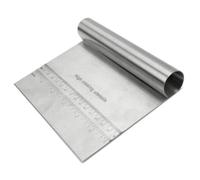 LIFKICH Coupe-pâte 2pcs Accessoire de Pâtisserie en Acier Inoxydable Racloir à Gâteau Argenté, Facile à Nettoyer et Gain de Place pour Cuisson et Boulangerie