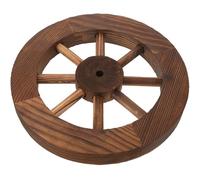 LIFKICH Décoration Murale Bois Décorative Roue Vintage 25 CM Diamètre pour Intérieur Extérieur Salon et Balcon Atmosphère Traditionnelle