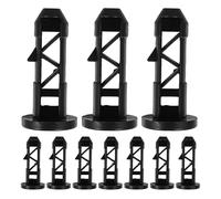 LIFKICH Goupilles de Charnière Adaptées pour Usage Extérieur et Intérieur Conception Multifonctionnelle 10pcs en Plastique pour Connexion de Couvercle pour Poubelle 240l