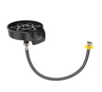 LIFKICH Lave-verres Nettoyage Complet Simple à Utiliser en Abs Noir pour Évier 1 Set pour Maison et Café, Compatible Tasses à Thé et Verres à Vin Rouge