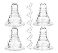 LIFKICH Lot de 10 Bouchons de Bouteille en Plastique Forme Téton pour Boire Directement Bière Accessoires Amusants pour Fêtes et Rassemblements D'adultes