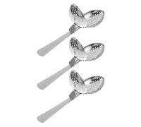 LIFKICH Lot de 3 Passoires à Thé en Acier Inoxydable, Cuillères Infuseurs Polyvalentes Isolation Thermique, Design Moderne pour L'heure Thé