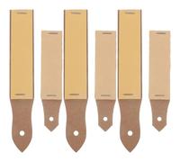 LIFKICH Lot de 6 Blocs de Papier de Verre pour Affûtage de Crayon, Taille-crayon Ergonomique en Papier Abrasif, pour Artistes et Débutants en Dessin en Classe