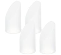 LIFKICH Manchons de Bec en Silicone Blanc Lot de 4 Protection Anti-poussière et Isolation Thermique Accessoire Pratique pour Théière pour Usage Quotidien