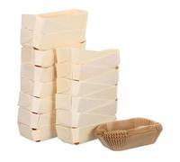 LIFKICH Moule Bois Naturel avec Revêtement Antiadhésif Lot de 50 Sets de Sets Boîte Doublure en Papier Sulfurisé Cuisson Maison Conservation Fraîcheur