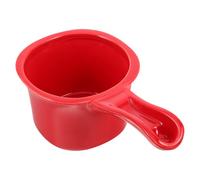 LIFKICH Mug Café en Céramique Rouge Vintage Intérieur Lisse et Bord Large, Forme Louche Arrondie, Petit-déjeuner la Maison
