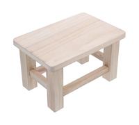 LIFKICH Petit Naturel Massif Garçon et Bois pour en Filles Tabouret Compact Lisse, pour Changer de Chaussures Style Scandinave