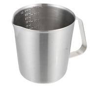 LIFKICH Pichet Mousseur 700ml Acier Inoxydable avec Graduation, Bécher Gradué pour Usage en Cuisine et Préparation de Café Espresso