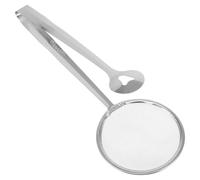 LIFKICH Pince à Passoire et Meilleur Drainage Multifonctionnelle en Acier Inoxydable Prise Précise pour Friture et Cuisson pour Friteuse et Fondue