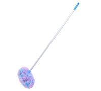 LIFKICH Plumeau Détachable avec Manche Télescopique en Alliage D'aluminium Brosse Circulaire et Polyester, Nettoyage sans Rayures pour Ventilateur de Plafond pour Meubles et Plafonds