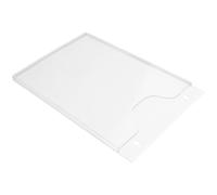 LIFKICH Porte-Brochures Mural Transparent en Acrylique Présentoir Vertical A4 pour Brochures et Prospectus Support Porte-Papier Multifonction pour Organisation Professionnelle et