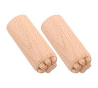 LIFKICH Tampons à Gâteau en Bois 2pcs Empreinte de Patte de Chien, Prise en Main Lisse, Impressions Nettes, Accessoires Cuisine pour Pâtisserie et DIY Mooncake