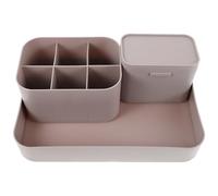 LIFKOME 1 Set Organisateurs de Bureau Étuis pour Instruments de Manucure avec Plateau Spacieux et Porte-stylo pour Bureau et Vanity