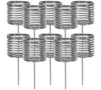 LIFKOME 10pcs Paniers à Engrais en Acier Inoxydable pour Bonsaï, Boîte à Engrais Granulé, Finition Soignée, Résistant la Déformation, pour Plantes de Balcon